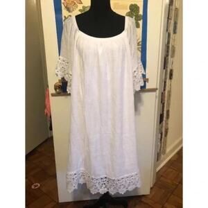 Gauzy White Dress